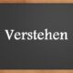 المصطلح  verstehen مع الأمثلة